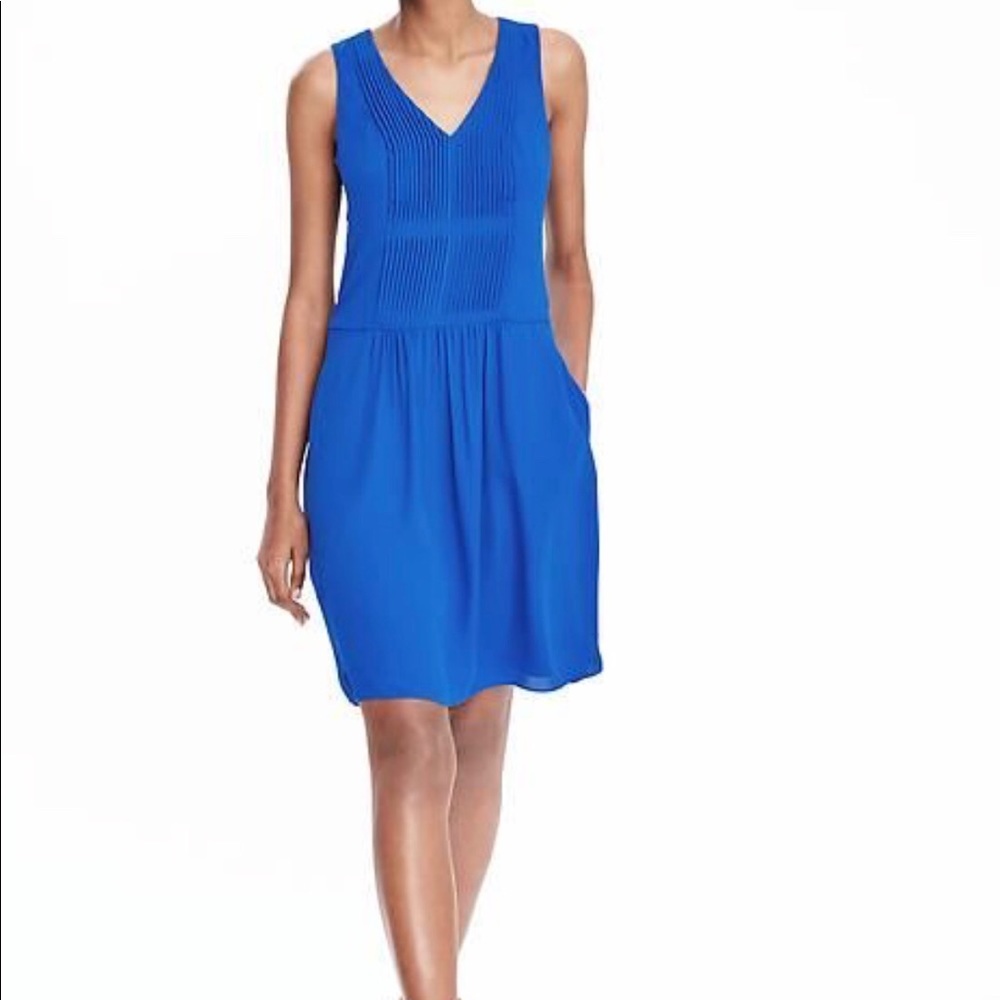 Pleated Pocket Dress